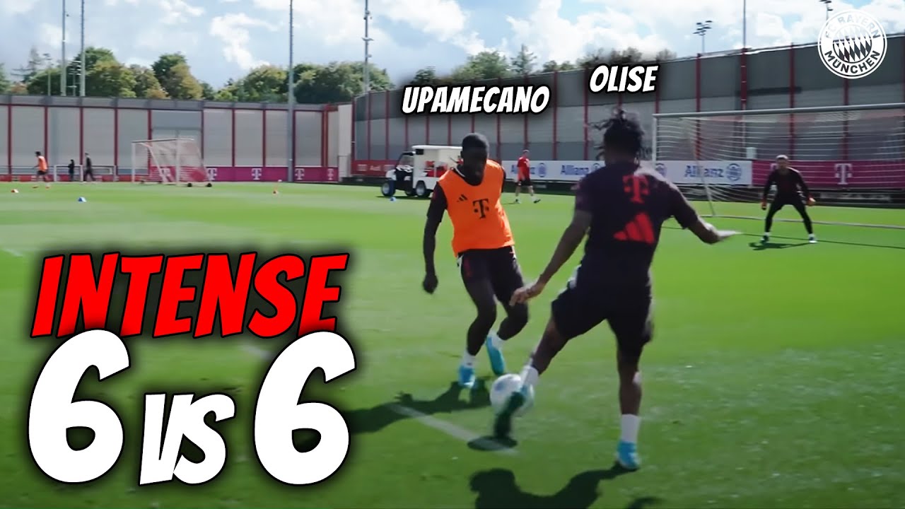 6 vs. 6 in training – Kane scores from distance!
