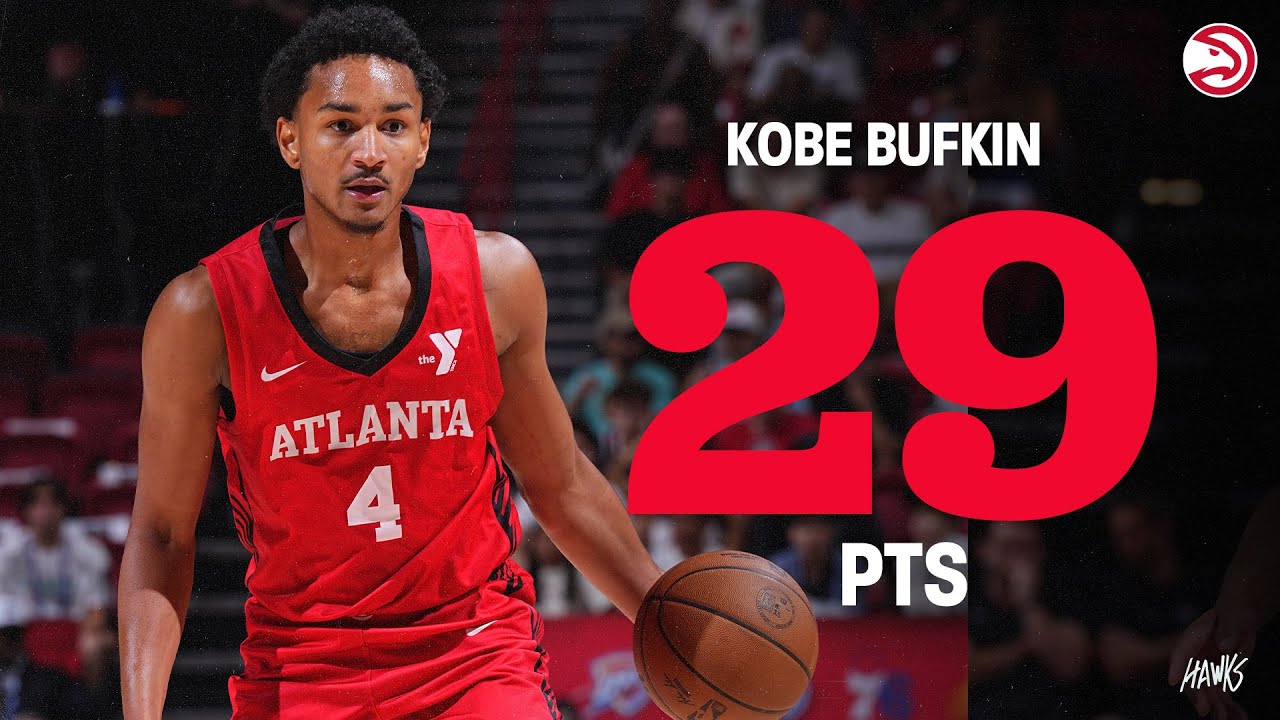 Kobe Bufkin drops 29 Points, shoots perfect 15-15 FTs in Hawks Comeback Win | NBA Summer League