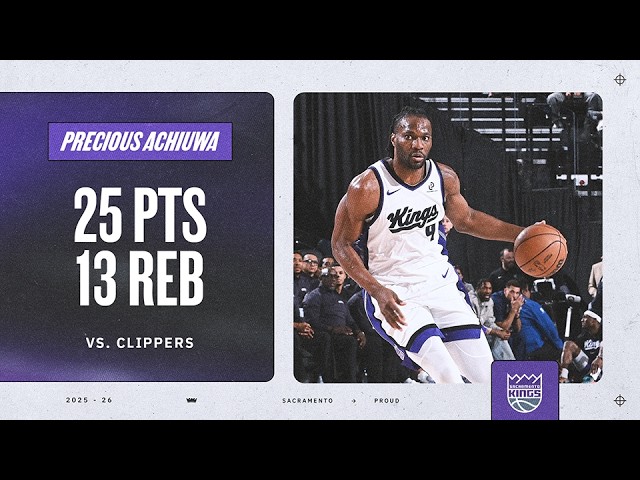 Another DOUBLE-DOUBLE for Precious! | Highlights vs. Clippers 3.14.26