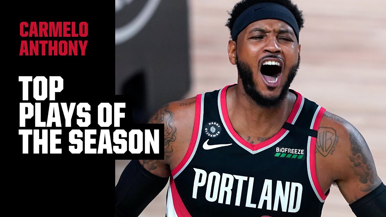 Carmelo Anthony's Top Highlights of the 2019-20 Season | Trail Blazers background