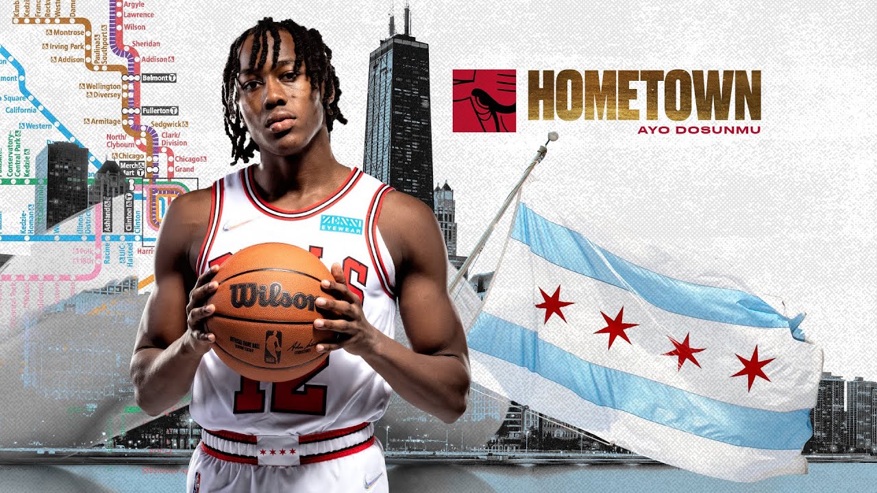 Hometown: The Story of Ayo Dosunmu | Chicago Bulls background