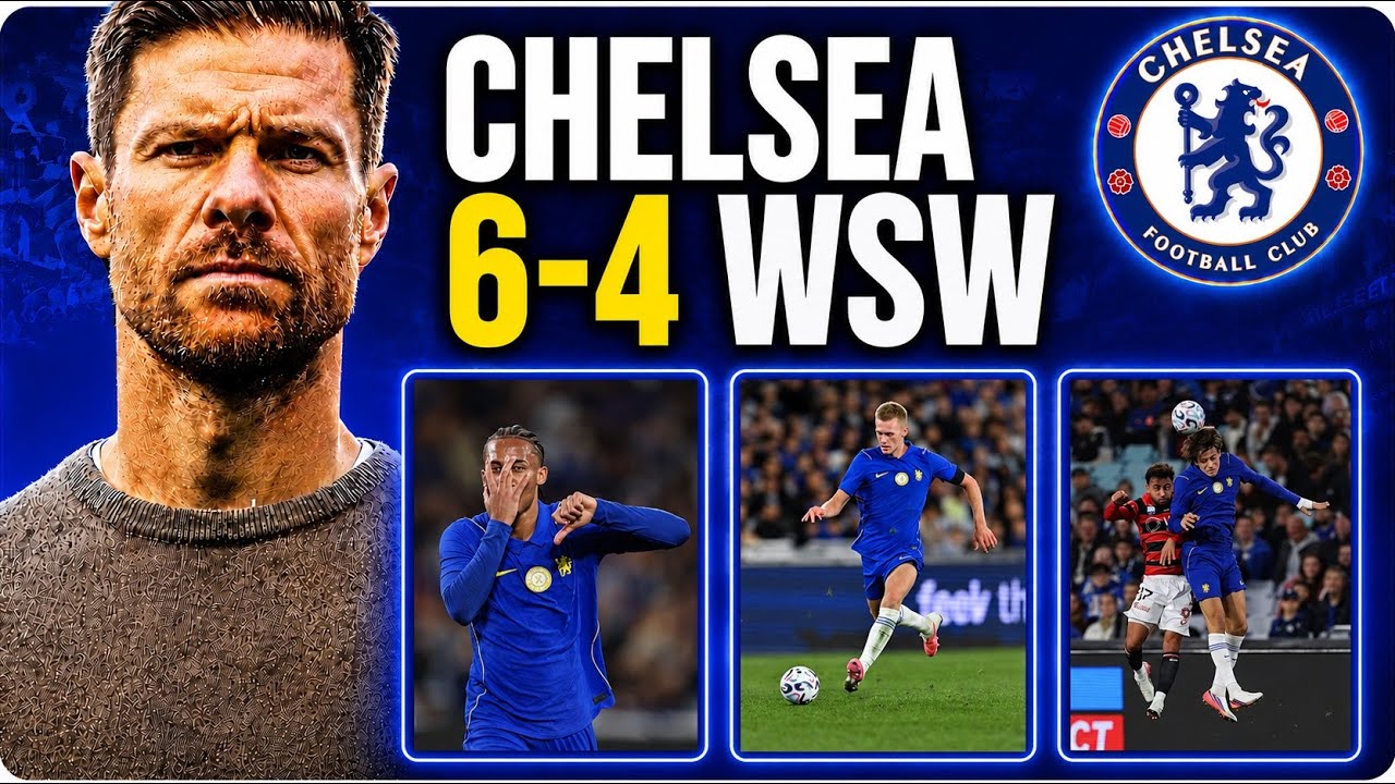 First Look at Xabi Alonso’s Chelsea Tactics | Chelsea 6-4 WSW