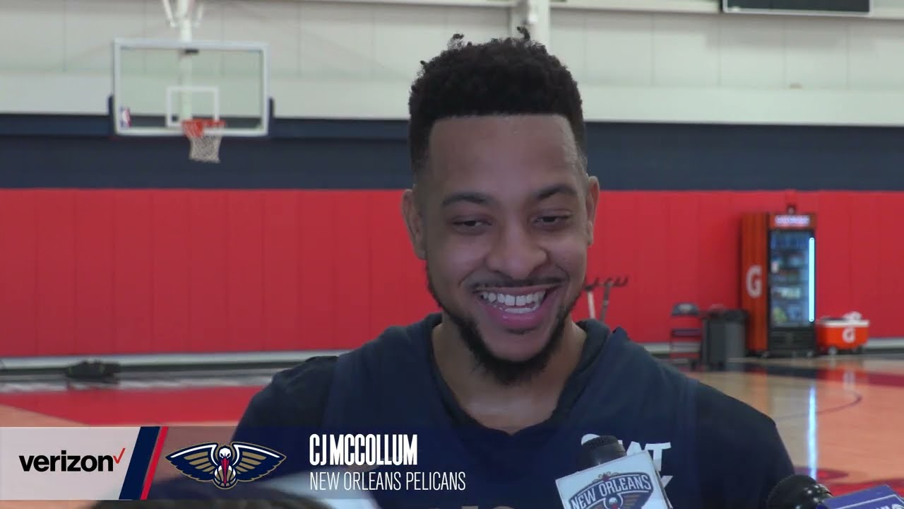 CJ McCollum on coming to New Orleans | Pelicans Shootaround 2-10-22