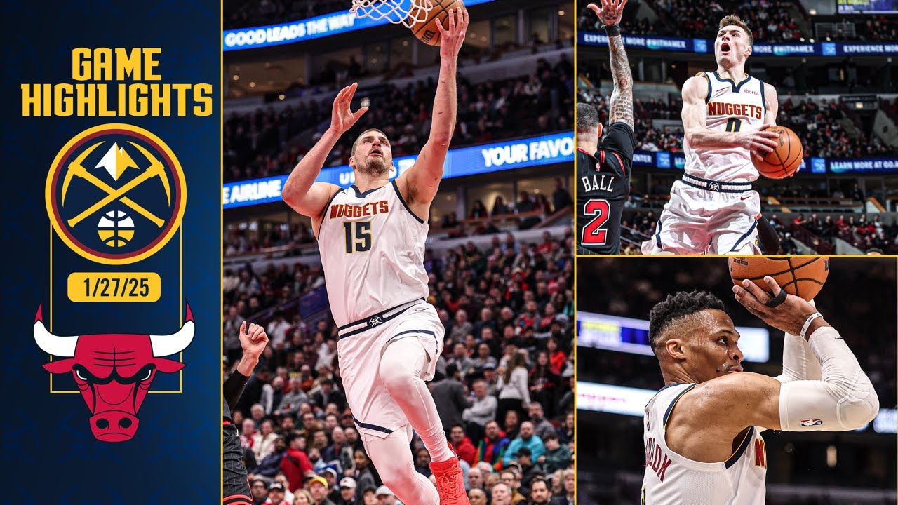 Denver Nuggets vs. Chicago Bulls Full Game Highlights 📺 | 1/27/25