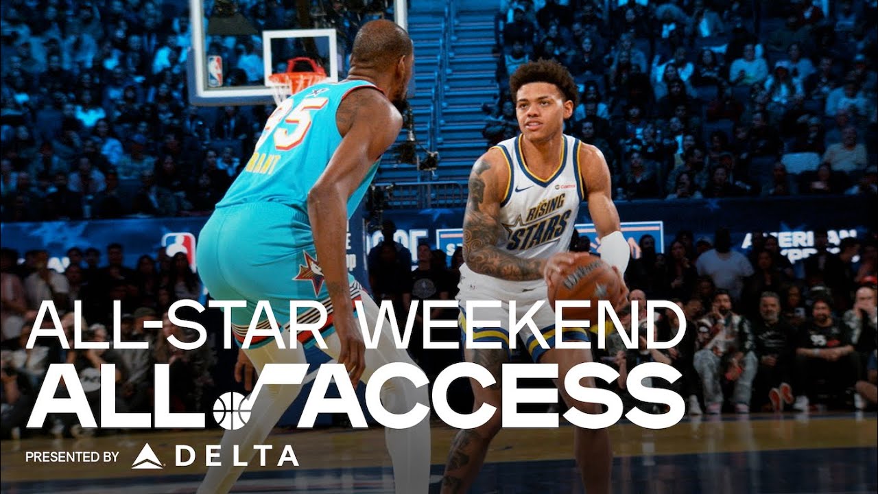 Keyonte George at ALL STAR WEEKEND ⭐️ | Utah Jazz #AllAccess presented by DELTA background
