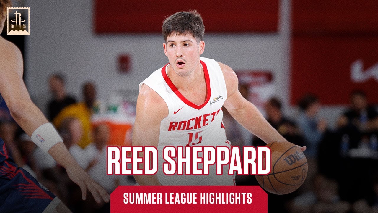 Reed Sheppard Summer League Highlights (28 Points) | Houston Rockets background
