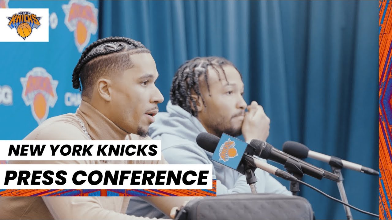 Jalen Brunson + Josh Hart | NY Knicks Media Availability (February 11, 2023)