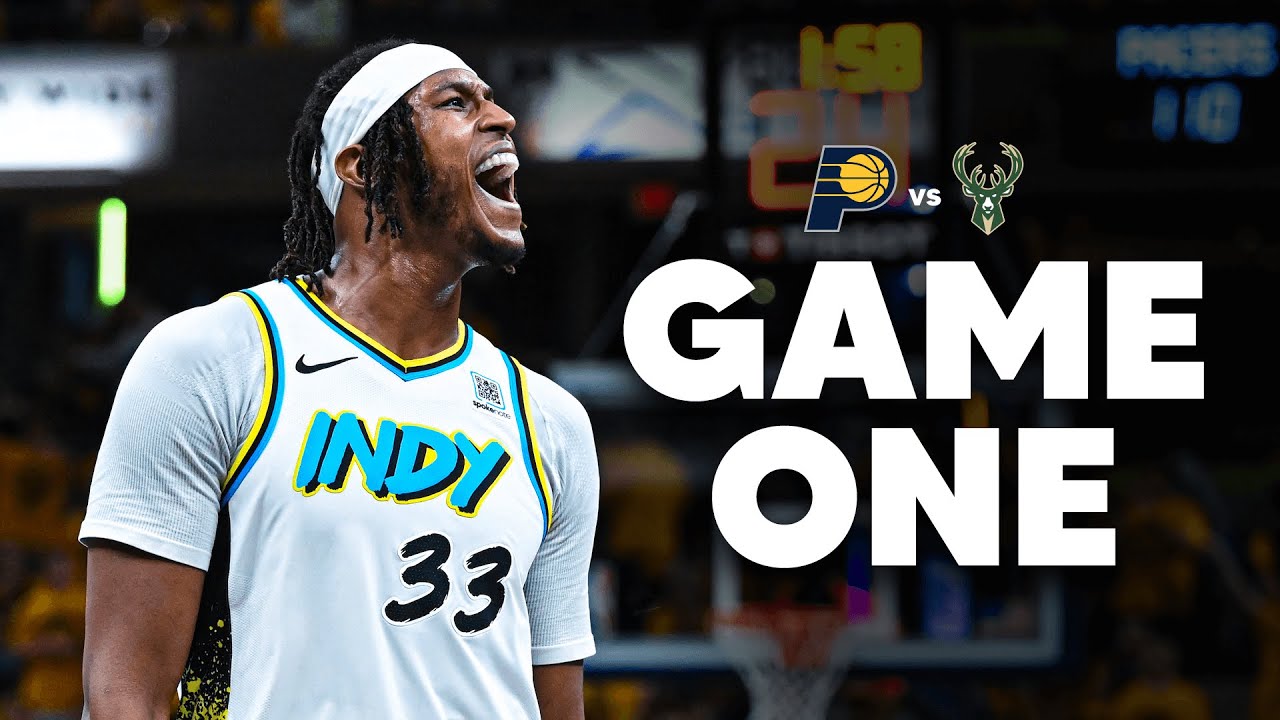 Pacers vs. Bucks Game 1: The Movie background