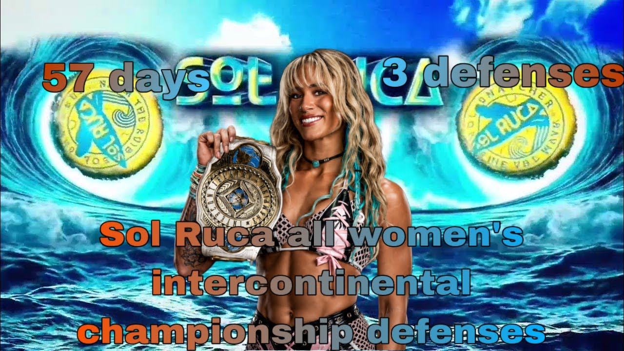 Sol Ruca all WWE women’s intercontinental championship defenses {Summer Spice}