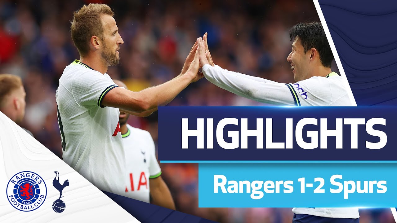 Harry Kane scores a BRILLIANT brace | HIGHLIGHTS | Rangers 1-2 Spurs background