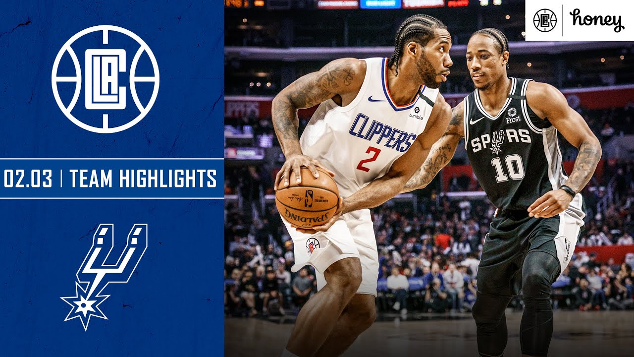 Clippers Win Thriller Against the Spurs | Honey Highlights
