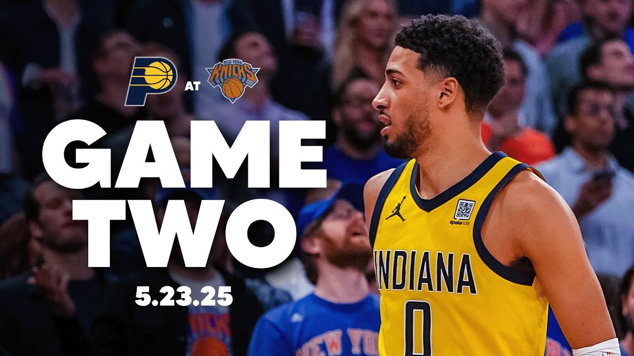 Pacers at Knicks Game 2: The Movie background