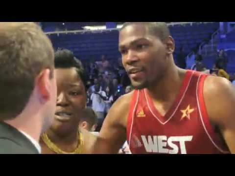 Kevin Durant wins All-Star MVP background