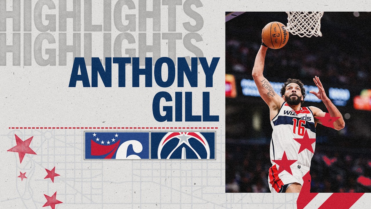 Highlights: Anthony Gill Scores 21 Points vs. Philadelphia 76ers | 04.01.26