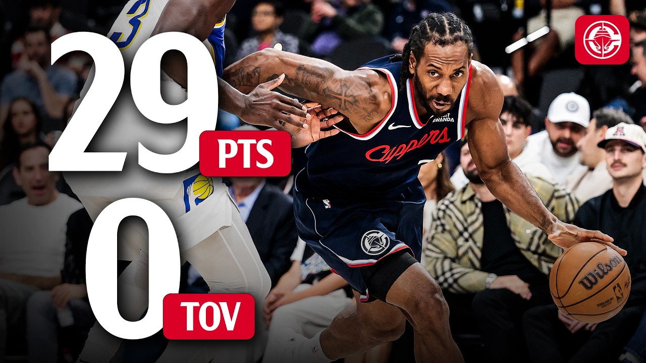Kawhi Leonard Drops 29 PTS in 23 Minutes with No Turnovers ЁЯдп
