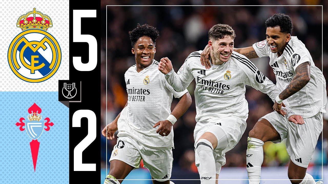 HIGHLIGHTS | Real Madrid 5-2 Celta de Vigo | Copa del Rey 2024/25