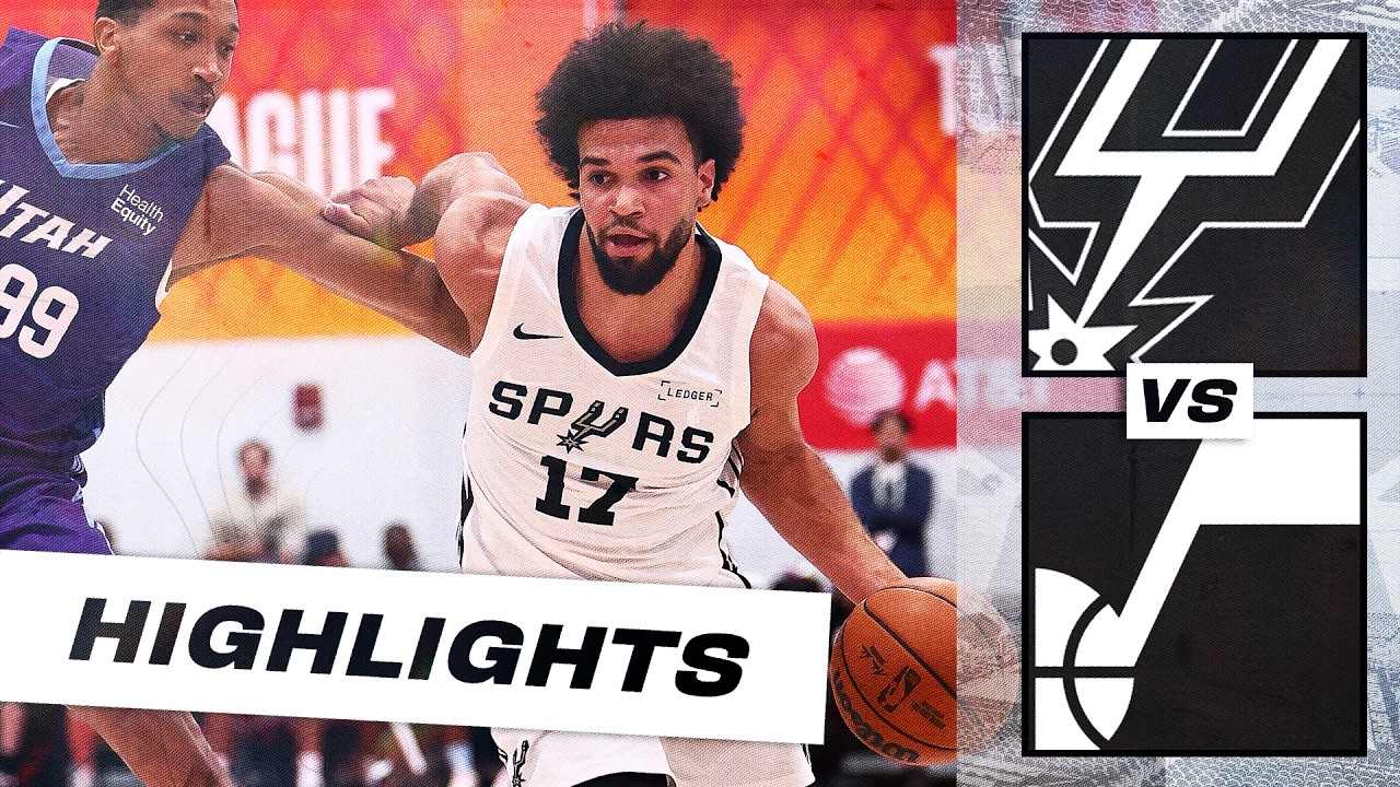 Highlights: Spurs Secure Summer League Win Over Utah Jazz
