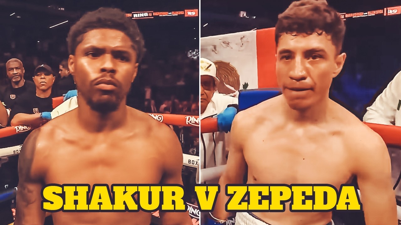 🔥 William Zepeda (Mexico) vs Shakur Stevenson (USA) | Full Fight Highlights, HD background