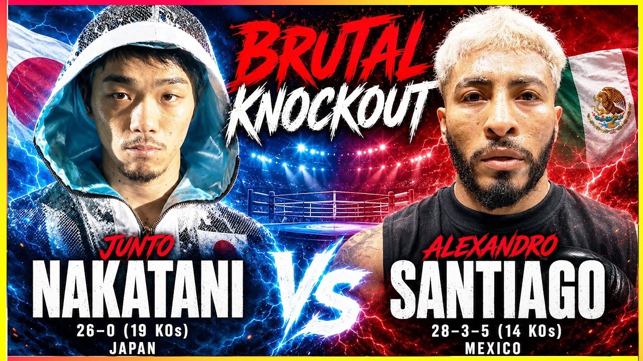 BRUTAL KNOCKOUT That Shocked The World | Junto Nakatani vs Alexandro Santiago