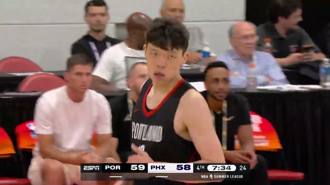 Yang Hansen Highlights (12 Points, 9 Rebounds) | July 10, 2026 vs. Suns | Portland Trail Blazers