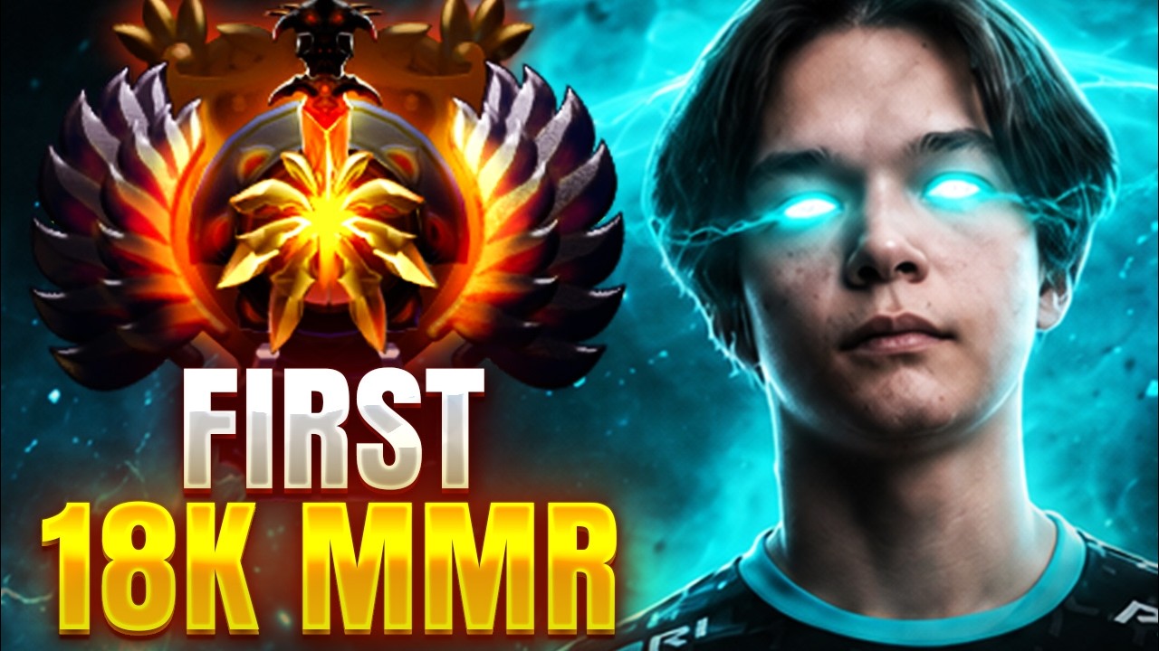 FIRST 18k MMR PLAYER IN DOTA 2 HISTORY !!