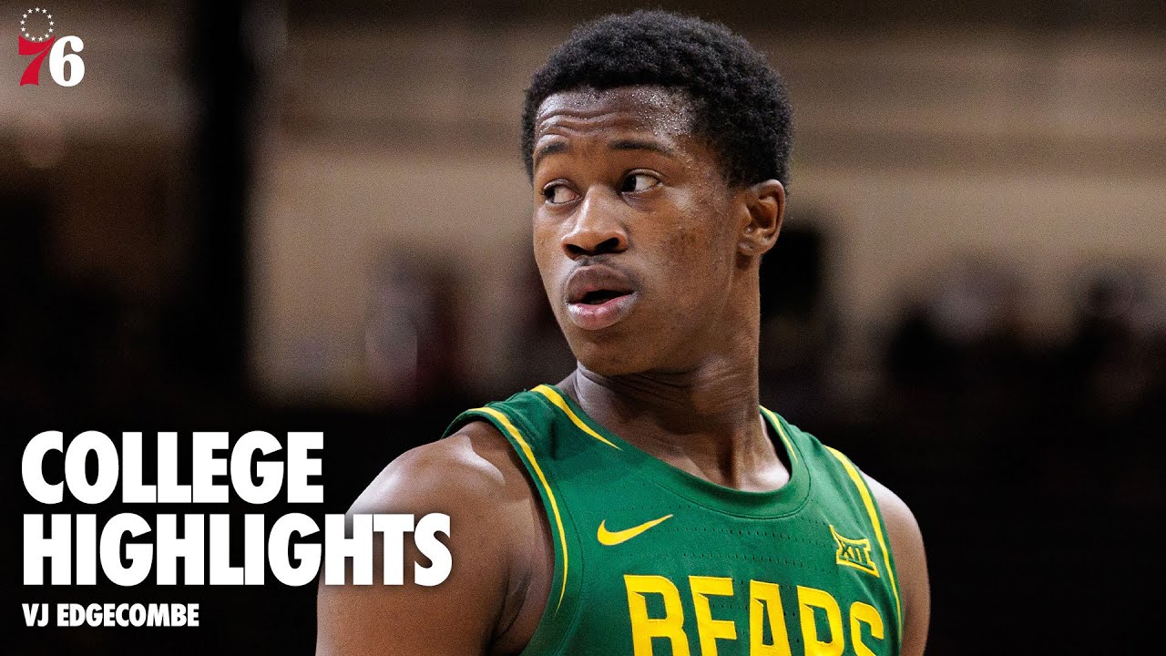 VJ Edgecombe 2024-25 College Highlights background