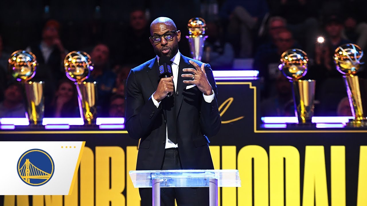 Golden State Warriors Retire Andre Iguodala's Jersey | Full Ceremony background