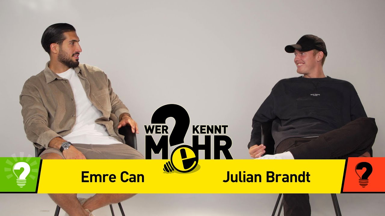 Julian Brandt vs Emre Can | Who knows more? BVB Challenge background