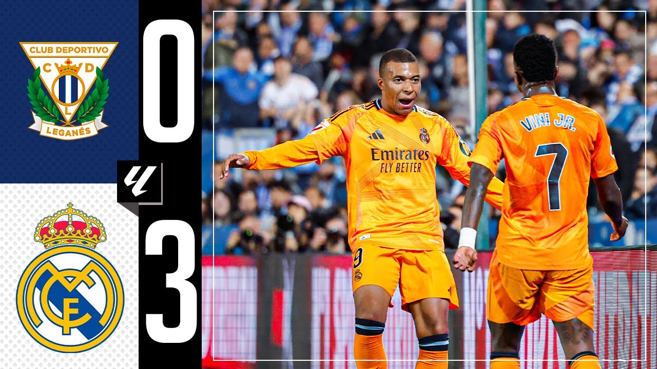 HIGHLIGHTS | Leganés 0-3 Real Madrid | LaLiga 2024/25