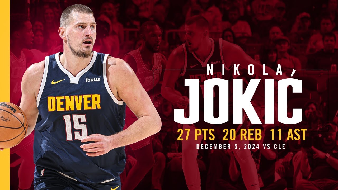 Nikola Jokić Historic Triple-Double vs. Cavaliers 📺 | 12/5/24