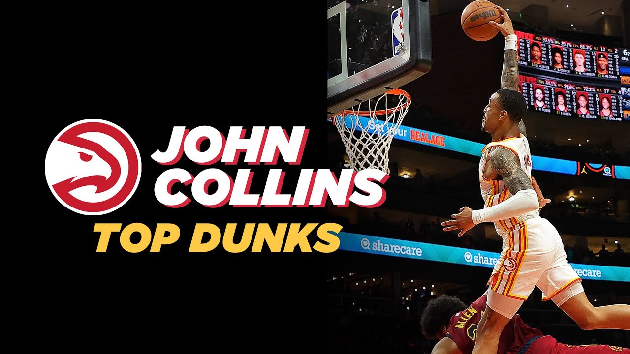 John Collins POSTERS | Best Dunks as a Hawk so far background