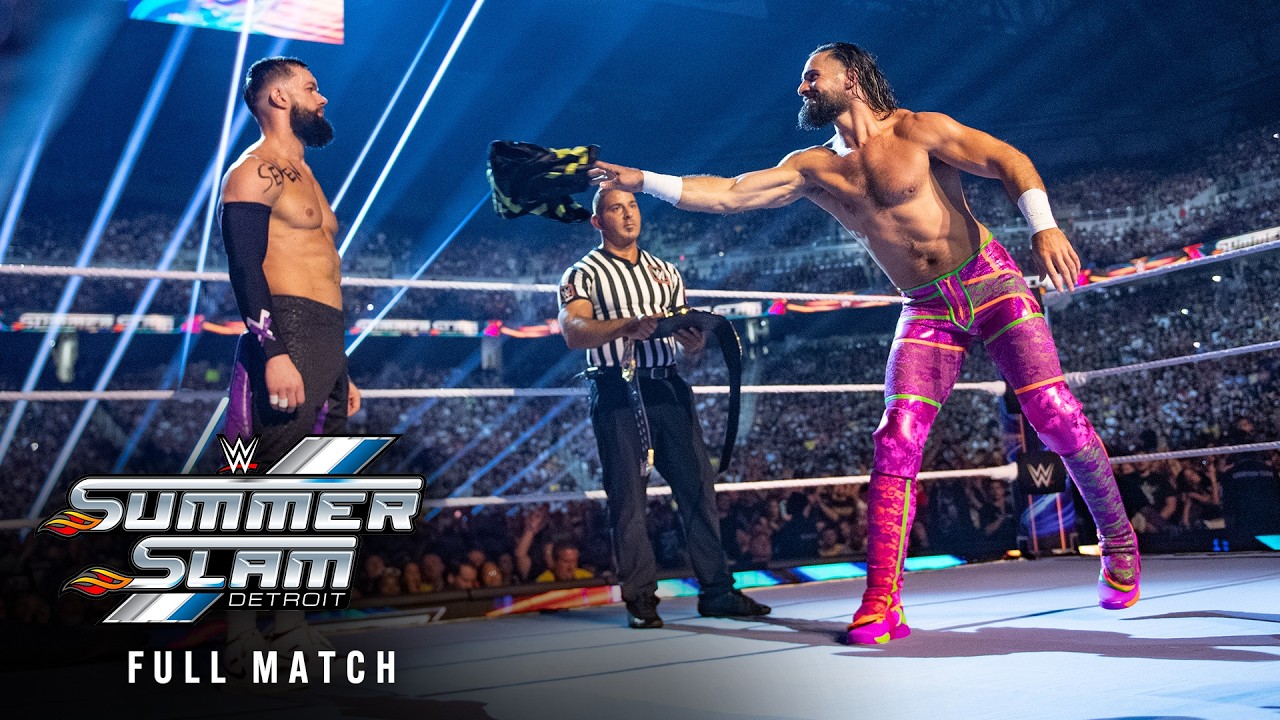 FULL MATCH: Seth Rollins vs. Finn Bálor | World Heavyweight Championship Match: SummerSlam 2023 background