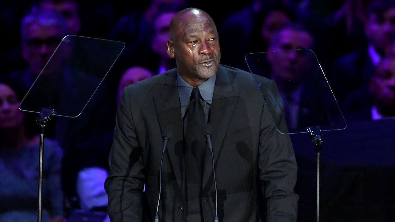 Michael Jordan Speaks at A Celebration of Life for Kobe and Gianna Bryant background