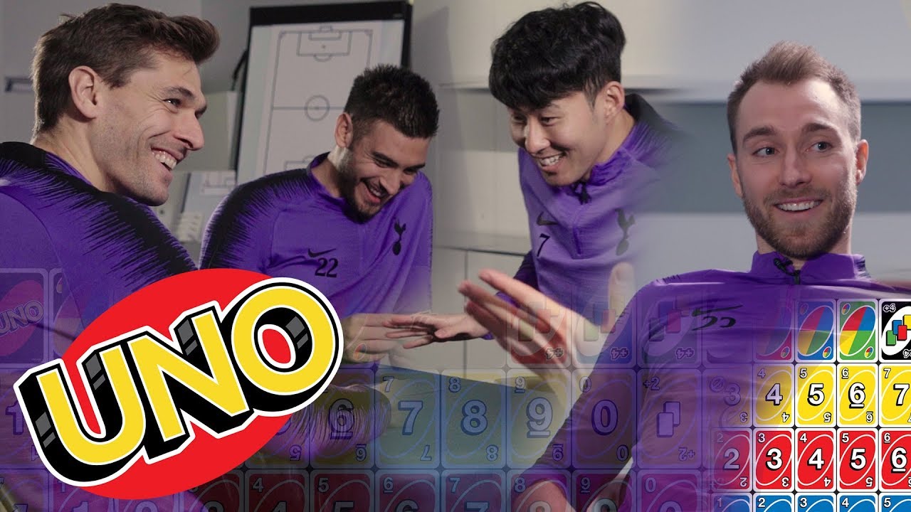 SPURS UNO SHOWDOWN | ft. Heung-min Son, Christian Eriksen, Fernando Llorente and Paulo Gazzaniga background