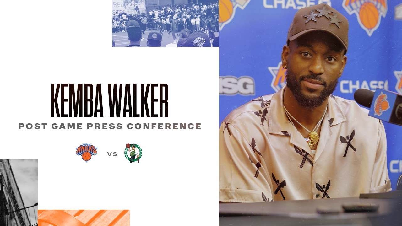 Kemba Walker: "The energy in this building is second to none" | Knicks Post-Game background