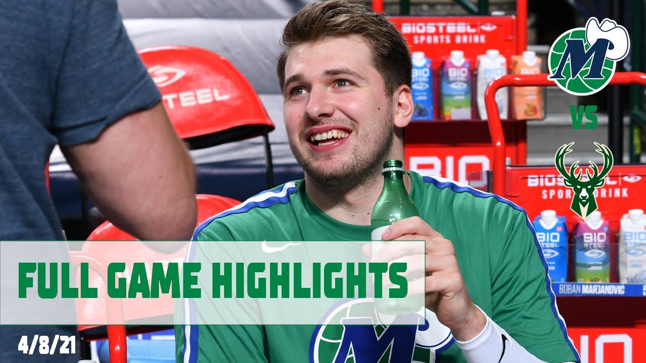 Luka Doncic (27 points) Highlights vs. Milwaukee Bucks background