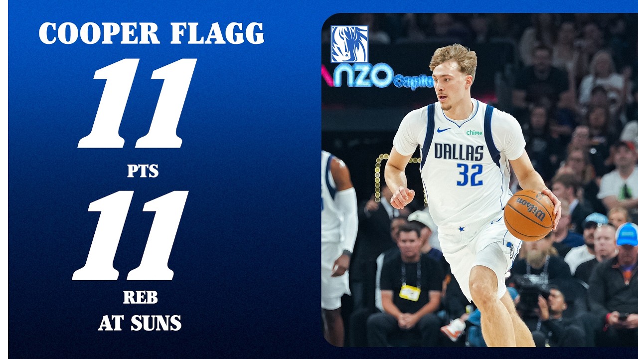 Cooper Flagg (11 PTS 11 REB) at Phoenix Suns | April 8, 2026