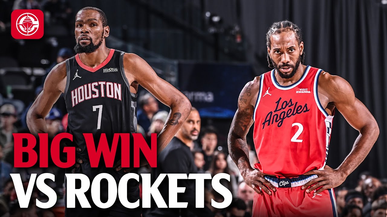 Clippers Blow Out the Rockets 🔥 background
