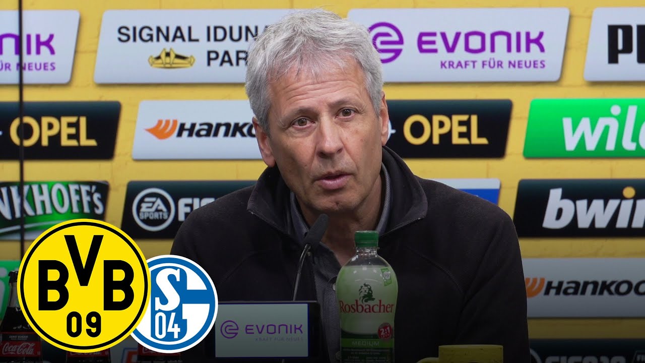 Derby-Niederlage zu neunt | PK mit Lucien Favre und Huub Stevens | BVB - Schalke 2:4