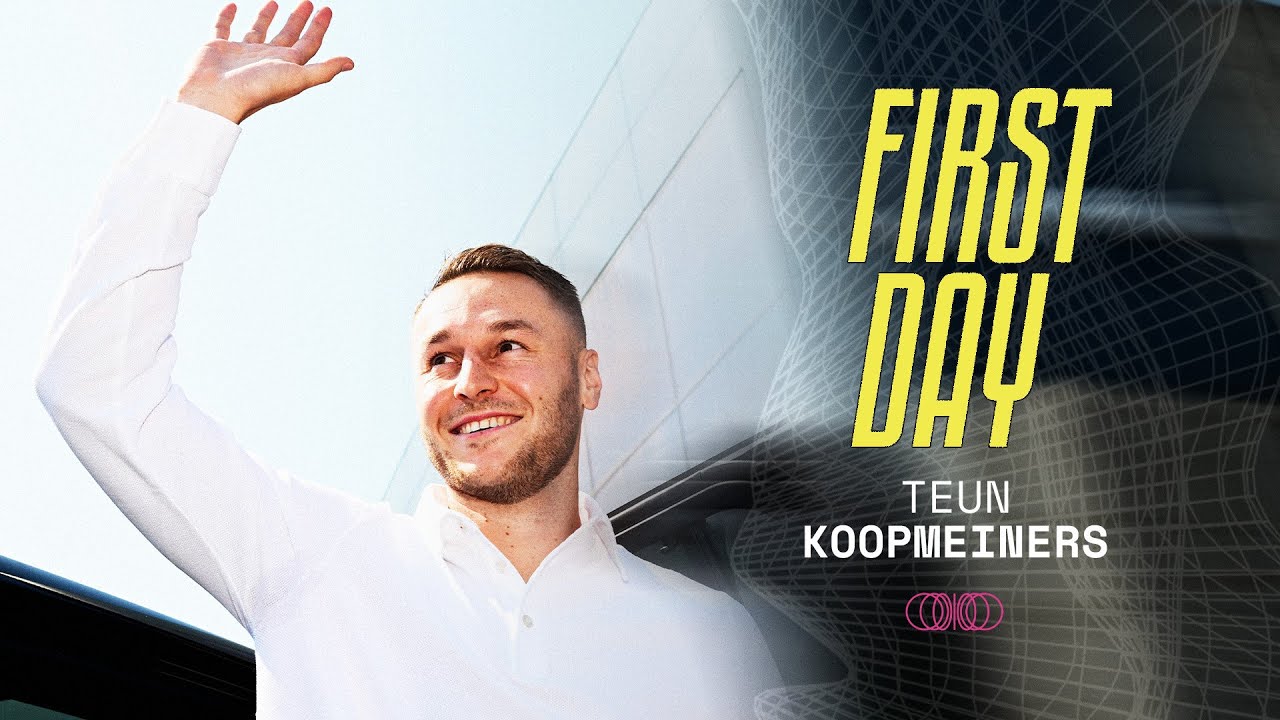 TEUN KOOPMEINERS is finally a Juventus Player | His First Day as a Bianconero ⚪⚫ background