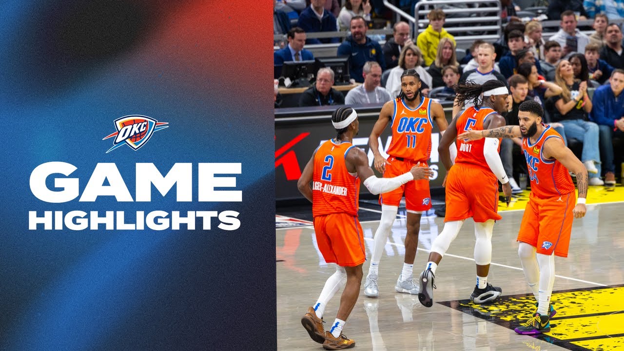 OKC Thunder at Indiana Pacers | Game Highlights | December 26, 2024 background