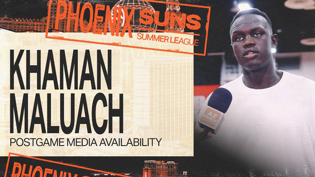 Khaman Maluach leading the Summer League team & win over Portland Trailblazers
