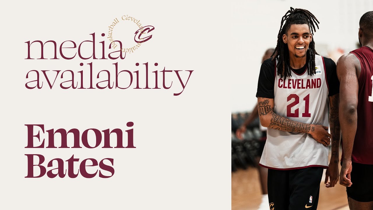 Cavs Practice: Emoni Bates background