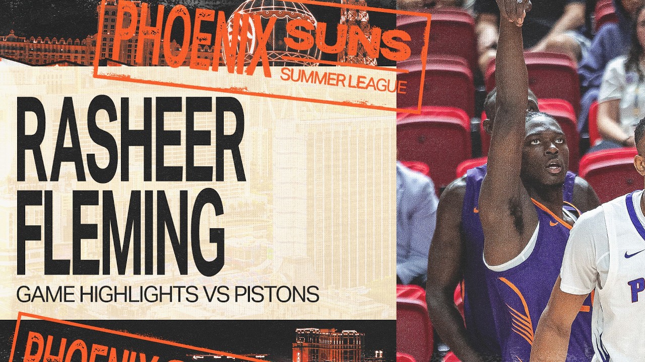 Rasheer Fleming With His Best Performance of Summer League going for 22 Points