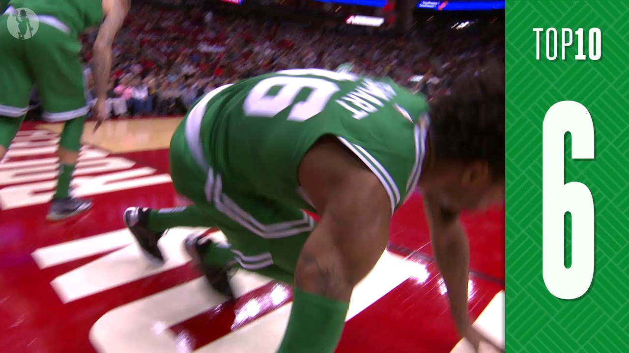 Top 10 Boston Celtics Blocks of the 2019-20 Season background
