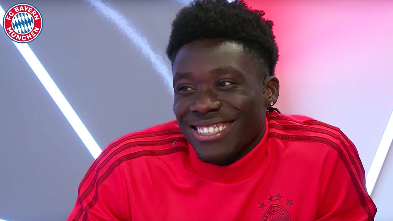 Alphonso Davies' First Interview in German!