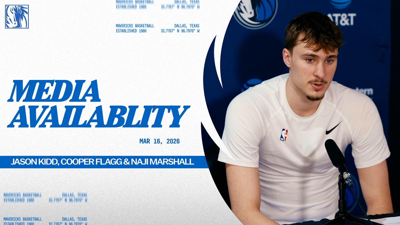 Jason Kidd, Naji Marshall, & Cooper Flagg | Media Availability @ NOP | 3/16/26