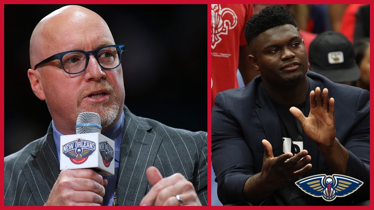 David Griffin Gives Zion Williamson Injury Update | New Orleans Pelicans background