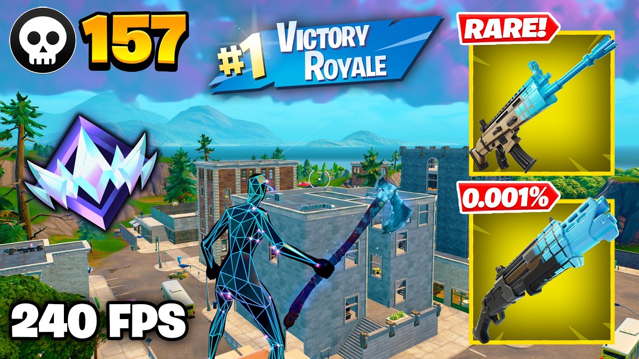 157 Elimination "RANKED RELOAD" Gameplay Wins (Fortnite Chapter 7 Keyboard & Mouse)