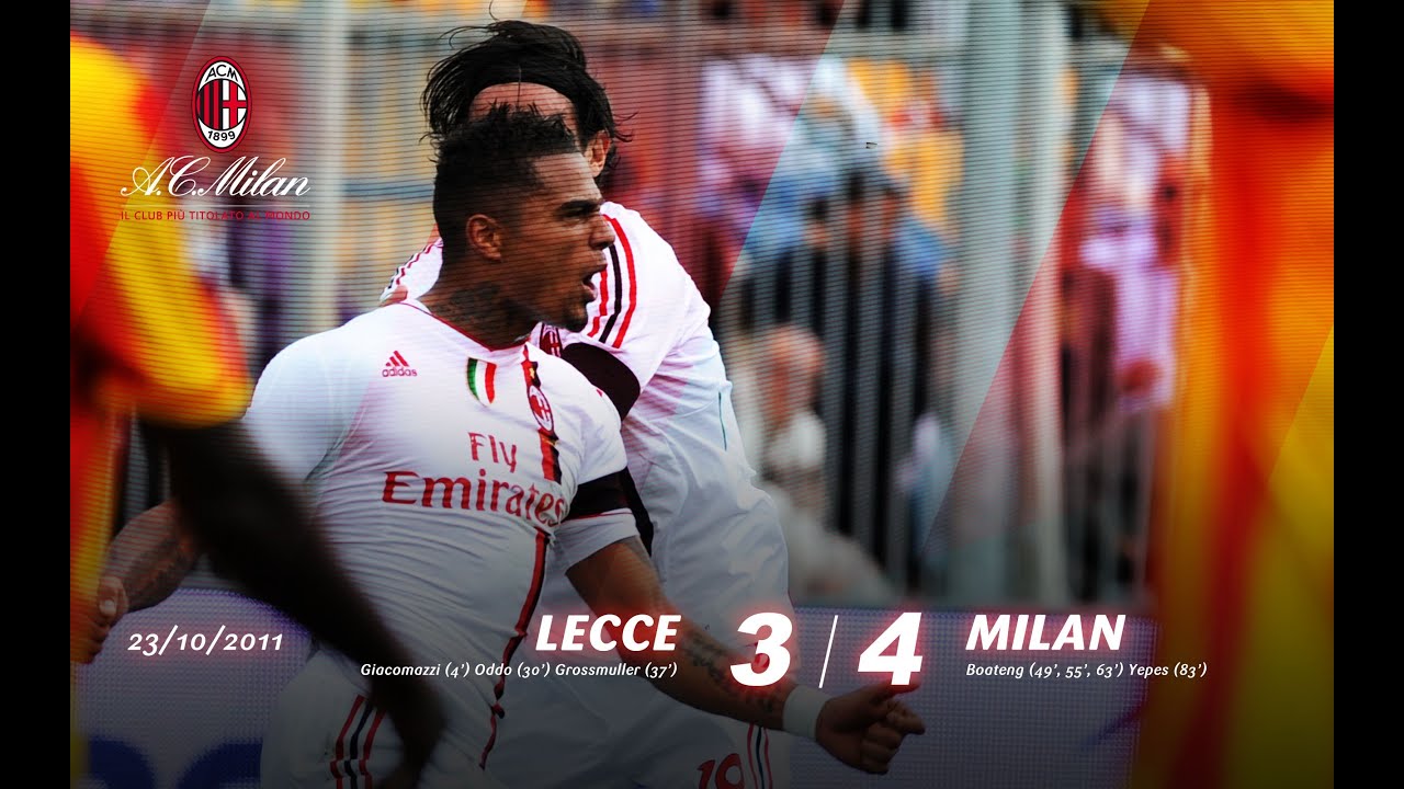 Lecce-Milan 3-4 background
